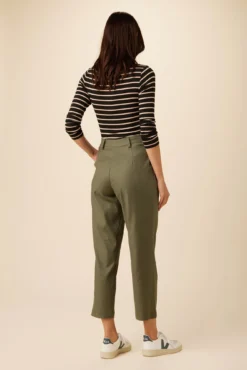 Larisa Femme Fete Pant - Olive -Swish Drape Sales 10074R1 Larisa Olive 3