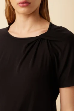 Mallorca Dream Knit Tee - Black 7 Mallorca Dream Knit Tee - Black -Swish Drape Sales 10082 Mallorca Black 4