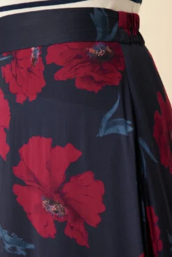 Blaze Ecovero Skirt - Paysage Berry -Swish Drape Sales 10126 Blaze Viscose Lined Paysage Berry 5