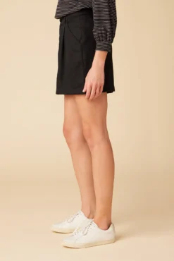 Larisa Tencel Twill Short - Black 7 Larisa Tencel Twill Short - Black -Swish Drape Sales 10159 Larisa Short Black 2