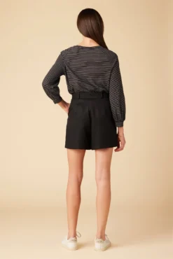 Larisa Tencel Twill Short - Black 8 Larisa Tencel Twill Short - Black -Swish Drape Sales 10159 Larisa Short Black 3