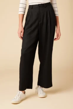 Holland Tencel Twill Pant - Black 7 Holland Tencel Twill Pant - Black -Swish Drape Sales 10160 Holland Twill Black 1