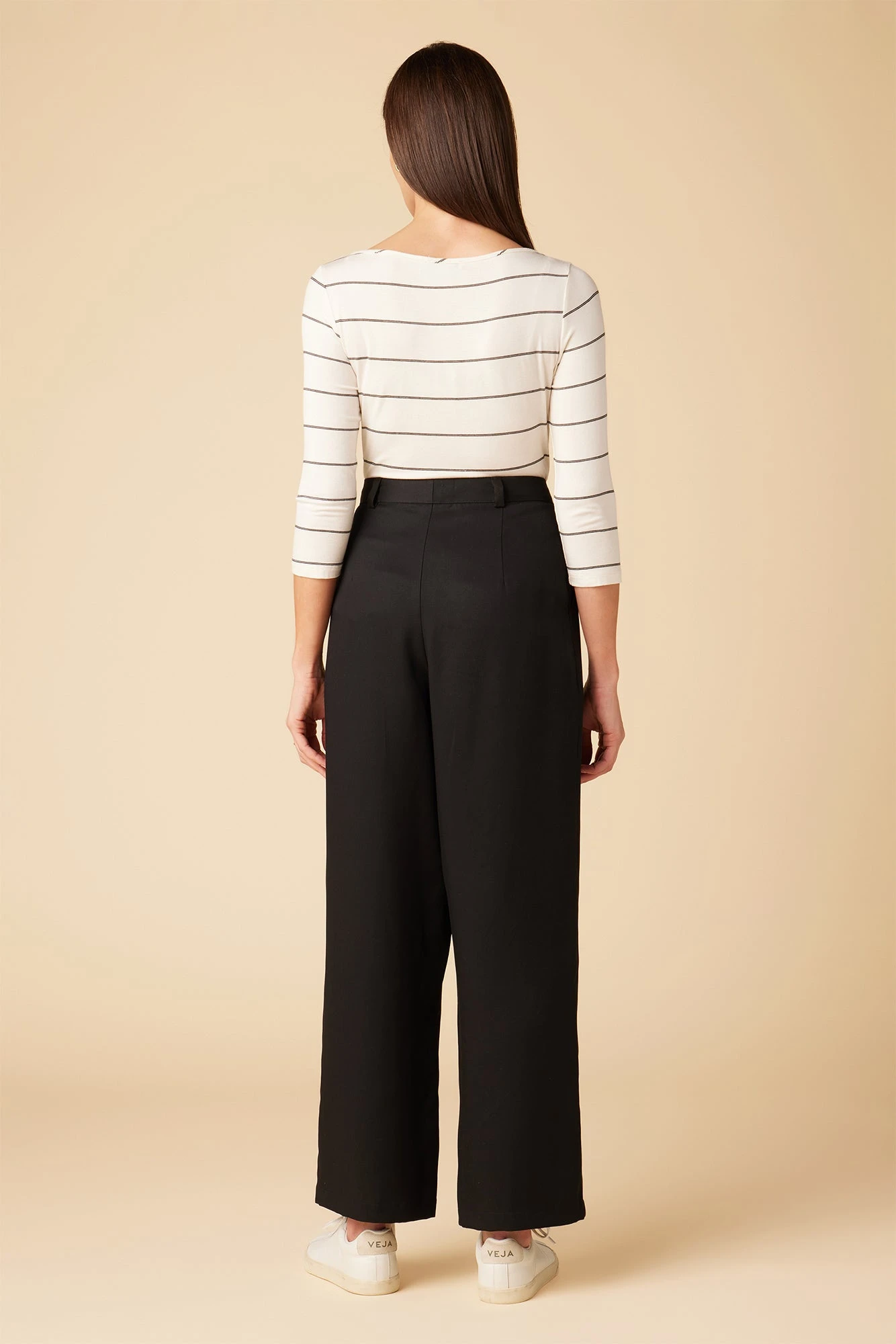Holland Tencel Twill Pant - Black 2 Holland Tencel Twill Pant - Black - Image 2