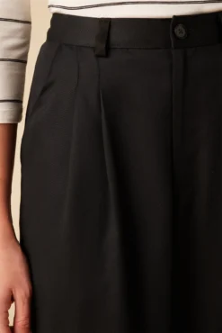 Holland Tencel Twill Pant - Black 9 Holland Tencel Twill Pant - Black -Swish Drape Sales 10160 Holland Twill Black 5