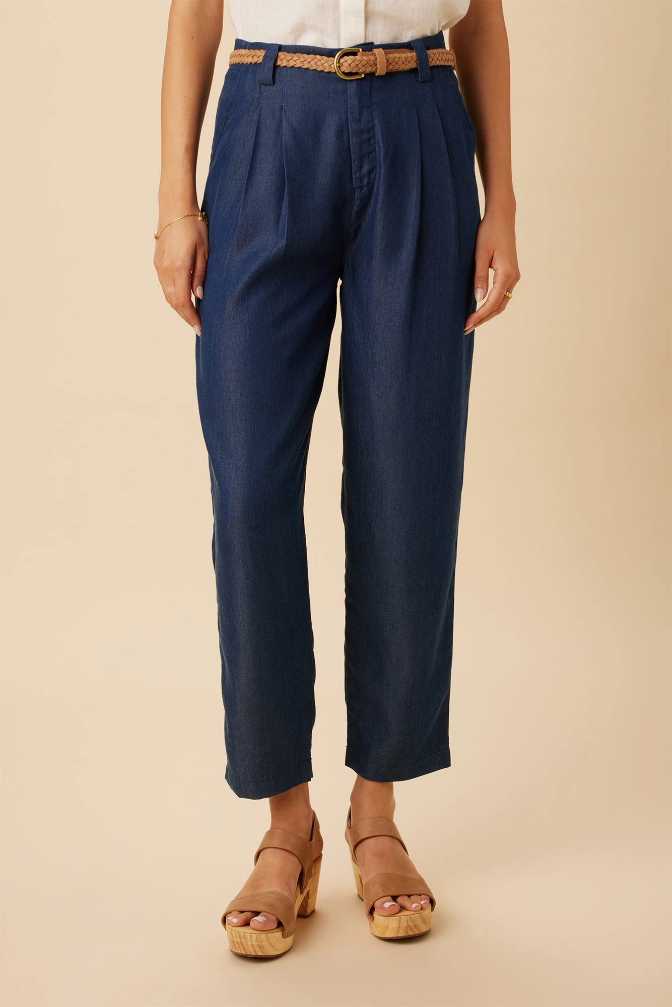 Larisa Denim Tencel Pant - Indigo 1 Larisa Denim Tencel Pant - Indigo