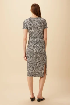 Vindy Viscose Knit Skirt - Nina Black -Swish Drape Sales 10276 Vindy Viscose Knit Nina Black 3