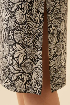 Vindy Viscose Knit Skirt - Nina Black -Swish Drape Sales 10276 Vindy Viscose Knit Nina Black 5