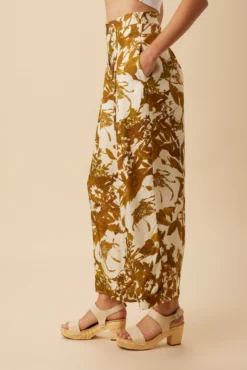 Oliver Viscose Twill Pant - Pasadena Gold -Swish Drape Sales 10279 Oliver Twill Pasadena Gold 2