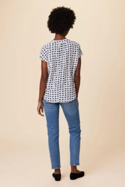 Renata Washable Silk Blouse - Squared Up White 7 Renata Washable Silk Blouse - Squared Up White -Swish Drape Sales 1068 Renata Squared Up White 3 dcea1c42 c3b8 40e1 b9dd 2e0fcf183b98