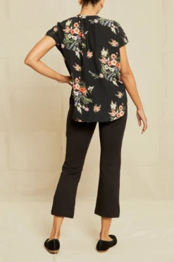 Renata Washable Silk Blouse - Treviso Floral -Swish Drape Sales 1068 Renata Treviso Print 14412 web 596775cc f480 477a 9854 3db995613a06