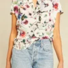 Renata Washable Silk Blouse - Windsor Floral