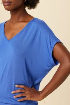 Mayr Dream Knit Tee - Lapis -Swish Drape Sales 11 7044 Mayr Lapis 4