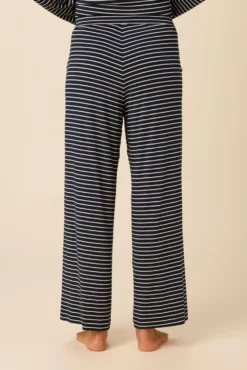 Lark Dream Knit Pajama Pants - Navy And White -Swish Drape Sales 12 0236 Lark Harbor Amsterdam Stripe Navy White 6 scaled