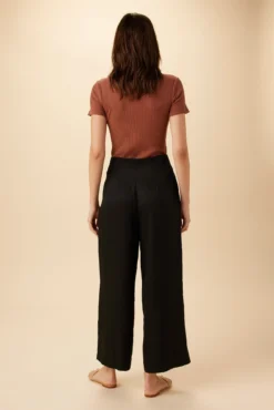 Theo Tencel Twill Pant - Black 8 Theo Tencel Twill Pant - Black -Swish Drape Sales 13 10274 Theo Twill Black 3