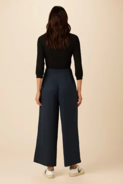 Theo Tencel Twill Pant - Navy -Swish Drape Sales 15 10100R1 Theo Navy 3 scaled