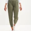 Skylar Paris Rib Joggers - Vetiver