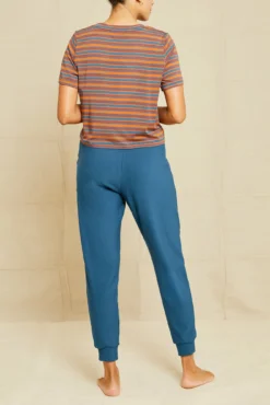 Tara Dream Knit Cropped Tee -Swish Drape Sales 211013 AV October ECOMM 0231TaraModalRivoliStripe 5624 web