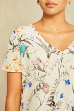 Willa Washable Silk Blouse - Luca Print -Swish Drape Sales 2664 Willa Luca 2748 web 50d49baa ebfc 4eb4 953f 19c748bb97bd