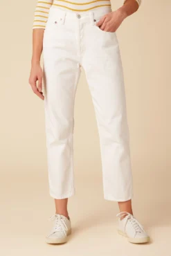 AGOLDE Parker Straight Crop Jean - Milkshake