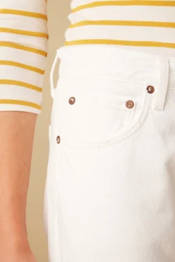 AGOLDE Parker Straight Crop Jean - Milkshake -Swish Drape Sales 3RDPA6069 Parker Jean Milkshake 5