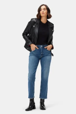 AGOLDE Kye Mid Rise Straight Crop - Notions -Swish Drape Sales 3RDPA6070 Kye Notion 4