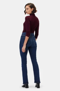 AGOLDE Nico High Rise Slim Boot - Song -Swish Drape Sales 3RDPA6099 Nico Boot Song 3