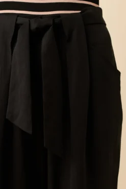 Anissa TENCEL™ Twill Pant - Black -Swish Drape Sales 4104R1 Anissa Tencel Twill Black 5