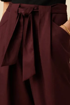 Anissa Tencel Twill Pant - Wine -Swish Drape Sales 4104R1 Anissa Tencel Wine 5
