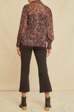 Lorenza Nouveau Silk Blouse -Swish Drape Sales 5028 Lorenza Joshua Tree Floral 0356 web
