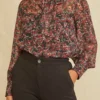 Lorenza Nouveau Silk Blouse
