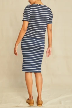 Yuma Dream Knit Skirt - Basque Stripe -Swish Drape Sales 6089 Yuma Harbor Stripe Basque 0433 web 1e5576b6 784c 4eb1 8ce8 4a2b13bef4ae