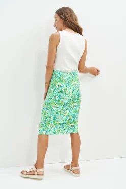 Yuma Viscose Skirt -Swish Drape Sales 6089 Yuma Naples Floral 1533 web