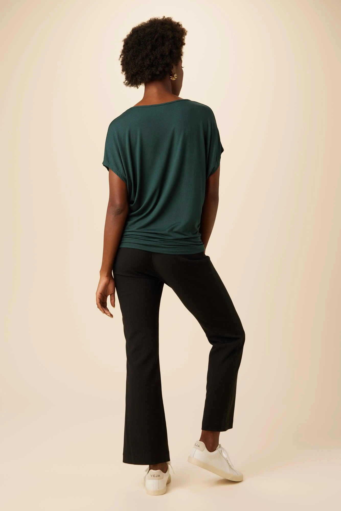 Mayr Dream Knit Tee - Darkest Spruce 3 Mayr Dream Knit Tee - Darkest Spruce - Image 3