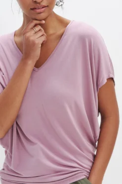 Mayr Dream Knit Tee - Lilac -Swish Drape Sales 7044 Mayr Lilac 0618 web