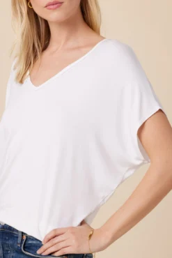 Mayr Dream Knit Tee - White 7 Mayr Dream Knit Tee - White -Swish Drape Sales 7044 Mayr White 4 acef855b a2d7 4318 aaa0 568d2631f1cf