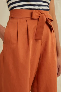 Frankie Femme Fête Pant - Terracota -Swish Drape Sales 7602FrankieTerracotta 5342 web e13080b5 d00e 4896 8f36 7b1b7eaeaf55