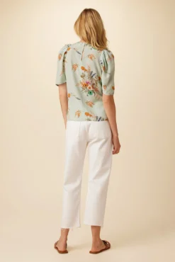 Sylvia Washable Silk Blouse - Cannes Floral -Swish Drape Sales 7935 Sylvia Silk Cannes Floral 3
