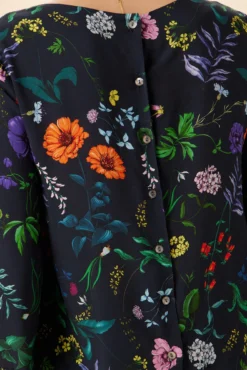 Martina Ecovero Blouse - Stella Floral Navy -Swish Drape Sales 7936 Martina Stella Navy 4