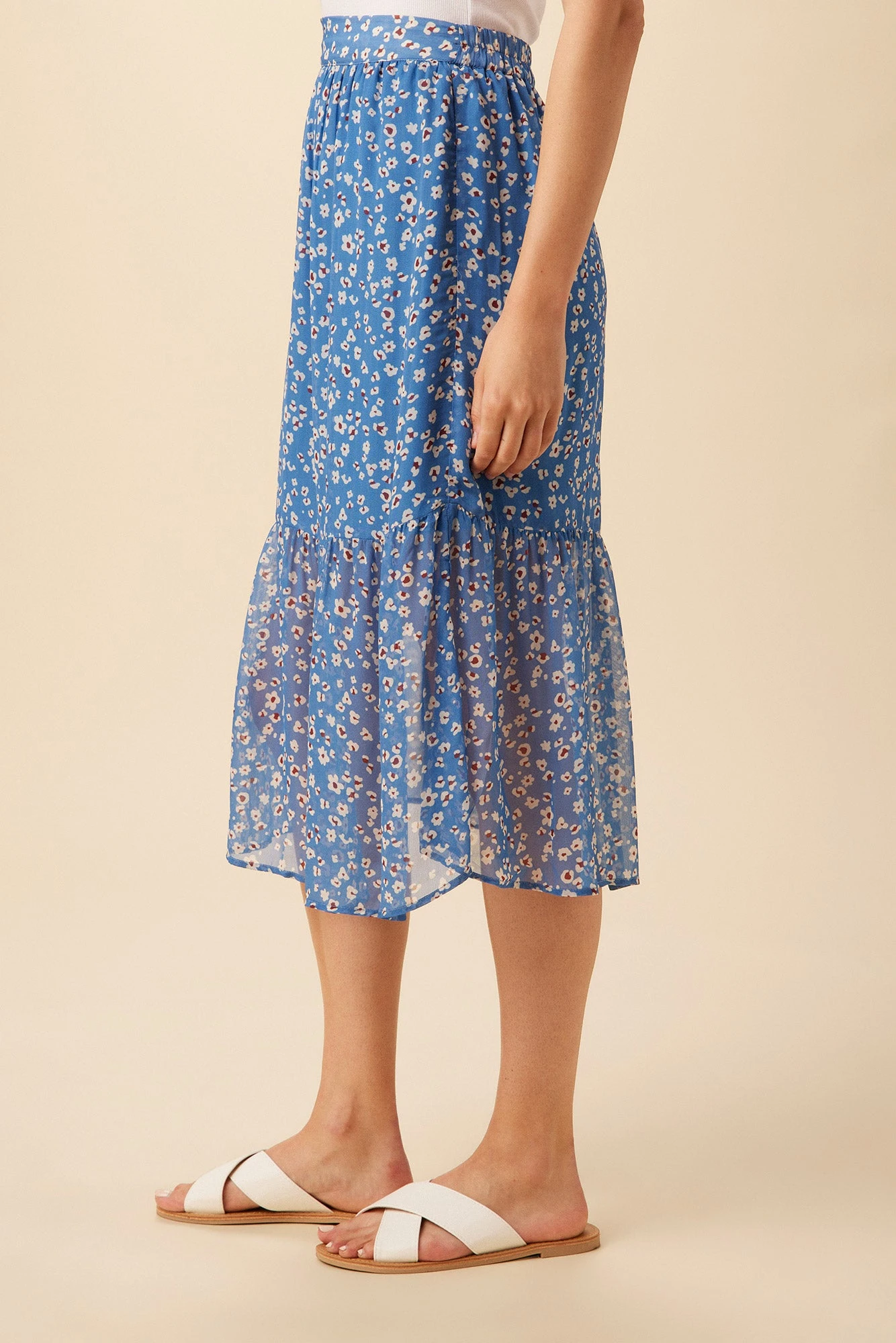 Firenza Nouveau Silk Skirt - Brooklyn Floral 2 Firenza Nouveau Silk Skirt - Brooklyn Floral - Image 2