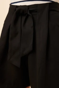 Eldora Tencel Twill Short - Black -Swish Drape Sales 7959 Eldora Short Black 4