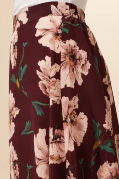 Blaze Washable Silk Skirt - Paysage Sepia -Swish Drape Sales 8327 Blaze Paysage Sepia 4