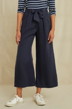 Eldora Wide Leg Pant -Swish Drape Sales 9360EldoraTencelNavy 6088 web