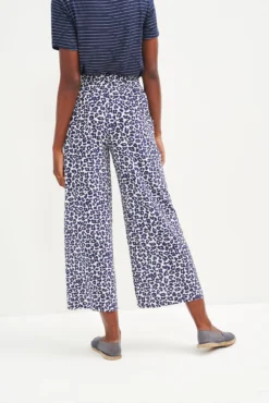 Salice Washable Silk Pants - Navy Sauvage -Swish Drape Sales 9388 Salice Washable Silk Sauvage Print 0402 web 5d75f935 89ff 4cb0 8e0c 3c72266c2bc7