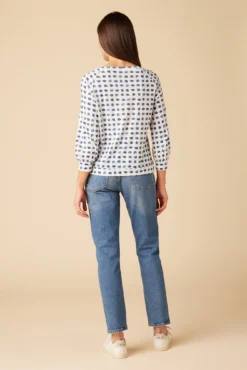 Issa Raglan Slub Tee - Squared Up White -Swish Drape Sales 9400 Issa Slub Squared Up White 3