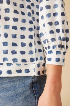 Issa Raglan Slub Tee - Squared Up White -Swish Drape Sales 9400 Issa Slub Squared Up White 4