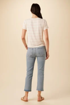 Berkeley Dream Knit Tee - Havana Stripe Rose -Swish Drape Sales 9493 SS Berkeley Havana Stripe Natural Pink 3 4c2757ed 9b3c 4d52 8878 b9ca8939e511