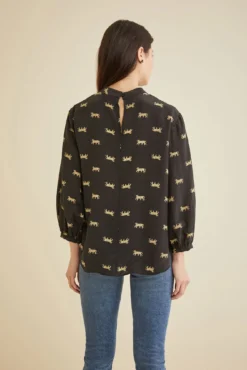 Endora Washable Silk Blouse - Jaguar -Swish Drape Sales 9603 Endora Jaguar 1607 web ab38658c d37e 4fb5 966c 9837dcd0347b