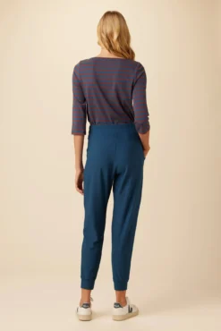 Skylar Luxe Fleece Jogger - Azure -Swish Drape Sales 9647 Skylar Luxe Azure 3