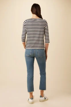 Cecelia Reverie Knit Tee - Paris Stripe -Swish Drape Sales 9819 Cecelia Paris Stripe 3