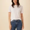 Odilia Reverie Slub Tee - White